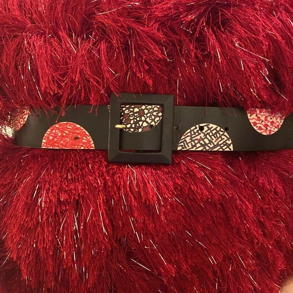 Kate Spade Black and Red Leather Belt size S - Picture 5 of 5